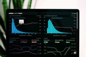 Datos de Big Data en pantalla